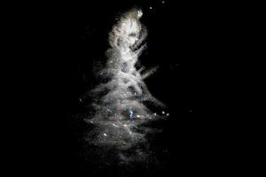 light xmas tree crystals background soft texture photo