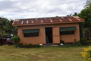 Polynesia cook island bungalow house photo