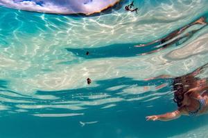 snorkeling in french polynesia photo