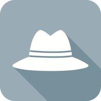 icono de vector de sombrero