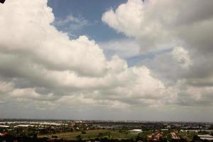 white gray cloudy blue sky background cloudscape photo