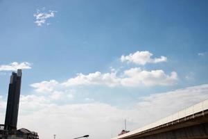 white gray cloudy heavenly blue sky background cloudscape photo