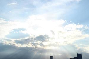 white gray cloudy blue sky background cloudscape photo