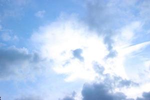 white gray cloudy blue sky background cloudscape photo