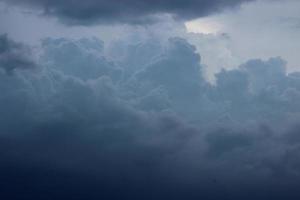 dark blue cloud with white light sky background and midnight evening time photo