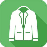 icono de vector de chaqueta elegante