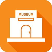 icono de vector de edificio de museo