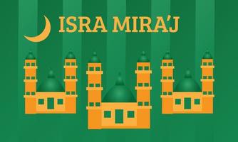 isra miraj vector web bandera modelo