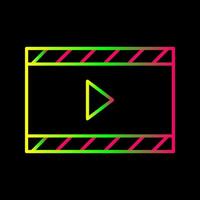 Unique Video and Animation Vector Icon