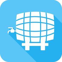 Barrel with Tap Vector Icon