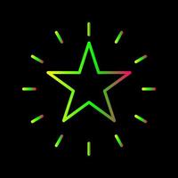 Unique Star Vector Icon