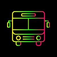 icono de vector de bus