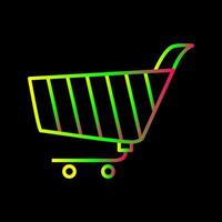 Unique Shopping Cart Vector Icon