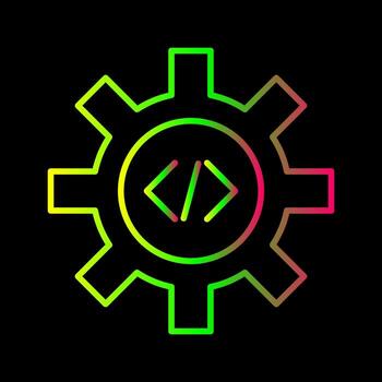 Unique Code Optimization Vector Icon