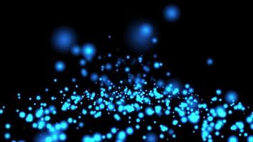 Abstract Bouncing Particles on floor Background Animation video