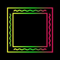 Unique Frame Vector Icon
