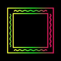 Unique Frame Vector Icon