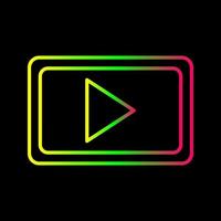 Unique Video Communication Vector Icon