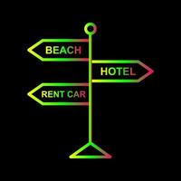 Signboard Vector Icon
