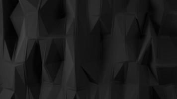 Abstract black background with triangles.dark texture design.Paper geometric background.3D rendering,illustration photo