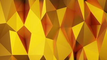 Abstract yellow background with triangles.Gold texture design.paper geometric background.3D rendering,illustration photo
