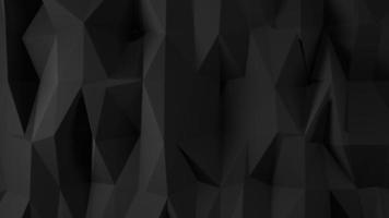 Abstract black background with triangles.dark texture design.Paper geometric background.3D rendering,illustration photo