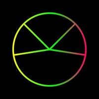 Pie Chart Analysis Vector Icon