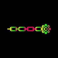 Unique Link Optimization Vector Icon