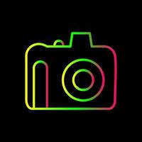 Unique DSLR Camera Vector Icon