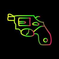 Unique Revolver Vector Icon