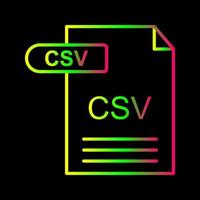 CSV Vector Icon