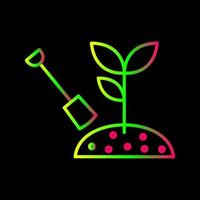 icono de vector de plantación