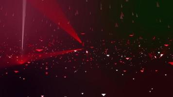 Particles red bokeh abstract light motion cinematic background loop video