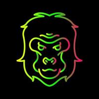 Gorilla Vector Icon