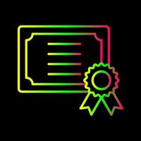 Certificate Vector Icon