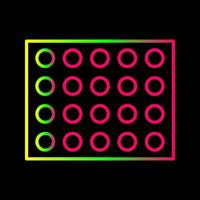 Colored Palette Vector Icon