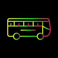 icono de vector de bus