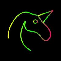 Unicorn Vector Icon