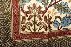 medieval fabric style texture close up background photo