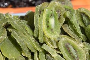 dried kiwi at the market photo