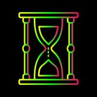 icono de vector de reloj de arena