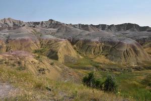 Yellow Mounds Overlook in the Badlands of South Dakota photo