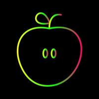 icono de vector de manzanas