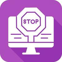 Stop Vector Icon