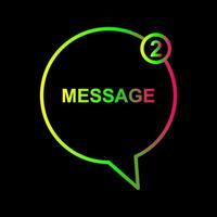 Message Bubbles Vector Icon