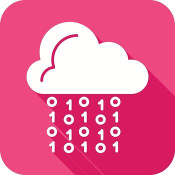 Cloud Coding Vector Icon