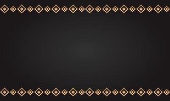 Decorative frame Elegant for design in Islamic style, place for text. golden border and brown background. vector