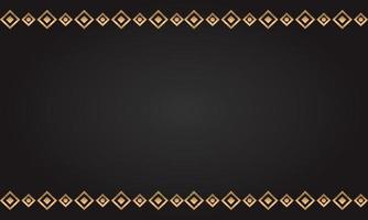 Decorative frame Elegant for design in Islamic style, place for text. golden border and brown background. vector