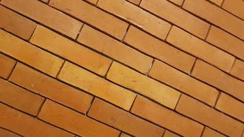 Natural brick wall pattern of red color, terracotta, Background of masonry for copy space photo