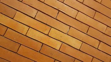 Natural brick wall pattern of red color, terracotta, Background of masonry for copy space photo